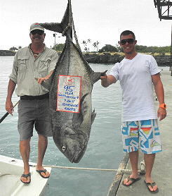 Hawaii State Fish on Kona Hawaii Fishing   Capt  Jeff Rogers  Hall Of Fame Page